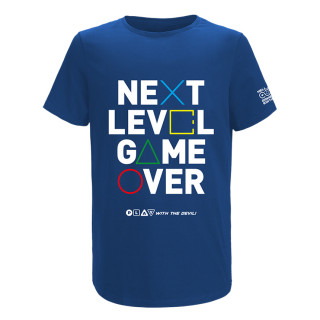 HELL Gamer Next Level Game Over Póló - Világos király kék (XL) AJÁNDÉKTÁRGY