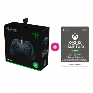 Razer Wolverine V2 + Game Pass Ultimate 3 hónap Xbox Series