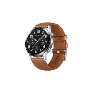 HUAWEI Watch GT 2 Classic 46mm Barna, bőr szíjjal (Bontott) Mobil