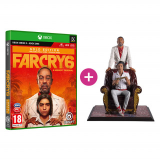Far Cry 6 Gold Edition + Far Cry 6 Lions of Yara szobor Xbox Series