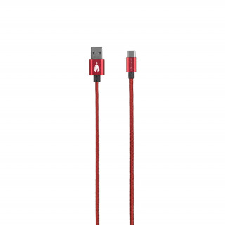 Spartan Gear USB Type C kábel 2m (Piros) 