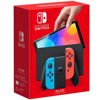 Nintendo Switch (OLED-Model) Piros-Kék (használt) 