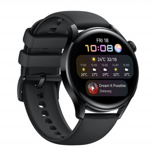 Huawei WATCH 3 3,63 cm (1.43") 46 mm AMOLED 4G Fekete GPS (műhold) Mobil