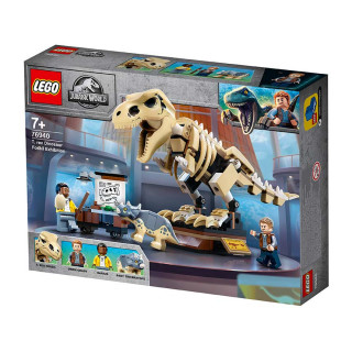 LEGO Jurassic World T-Rex dinoszaurusz őskövület kiállítás (76940) Játék