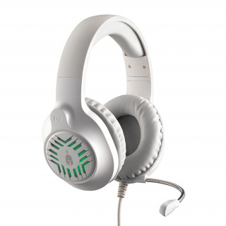 Spartan Gear - Medusa vezetékes headset (fehér-szürke) 