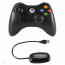 Xbox 360 Vezeték nélküli kontroller (Fekete) + Vezeték nélküli adapter Xbox 360
