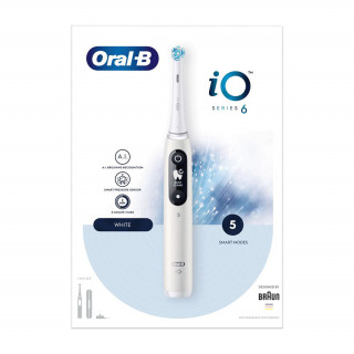 Oral-B iO6 elektromos fogkefe fehér 