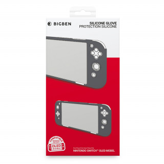 Nacon Switch OLED Szilikon tok (Szürke) Nintendo Switch