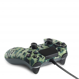 Spartan Gear - Hoplite Wired Controller (compatible with PC and Playstation 4) (colour: Green Camo) 