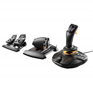 Thrustmaster Joystick T16000M Flight Pack + Gázkar + Repülőkormány + Pedálok PC