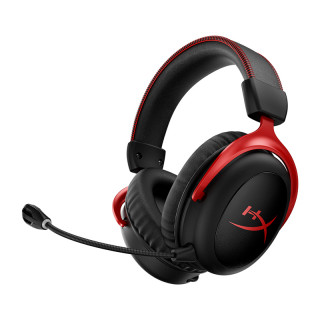 HyperX Cloud II - Wireless Gaming fejhallgató (Fekete-Piros) (4P5K4AA) PC