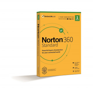 Norton 360 Standard 10GB HUN 1 Felhasználó 1 gép 1 éves dobozos vírusirtó szoftver PC