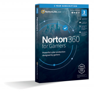 NORTON 360 FOR GAMERS 50 GB HUN 1 Felhasználó 3 gép 1 éves dobozos vírusirtó szoftver 
