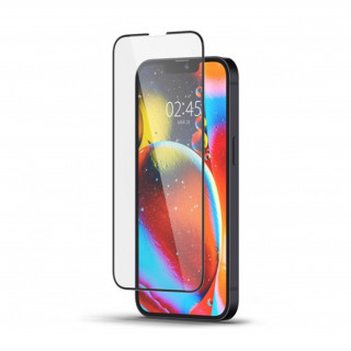 Spigen Glass FC Apple iPhone 13 mini Tempered kijelzővédő fólia, fekete Mobil