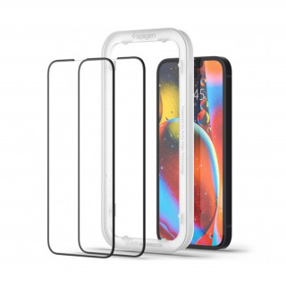 Spigen AlignMaster "Glas.tR" Apple iPhone 13 mini Tempered kijelzővédő fólia (2db) 