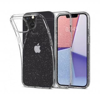 Spigen Liquid Crystal Glitter Apple iPhone 13 mini Crystal Quartz tok, átlátszó Mobil