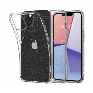 Spigen Liquid Crystal Glitter Apple iPhone 13 Crystal Quartz tok, átlátszó 
