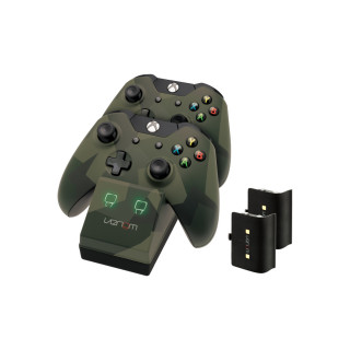 Venom VS2857 Xbox One camouflage toltoallomas + 2db akkumulator (Bontott) Xbox One