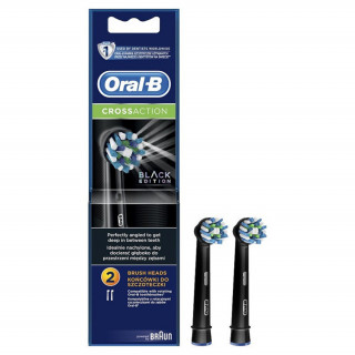 Oral-B EB50BK-2 Cross Action Black Rainbow 2 db-os elektromos fogkefe pótfej szett 