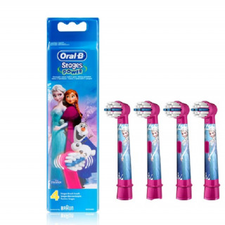 Oral-B EB10-4 Frozen II gyerek 4 db-os elektromos fogkefe pótfej szett 