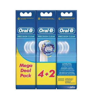 Oral-B EB20-6 Precision Clean Rainbow 6 db-os elektromos fogkefe pótfej szett 