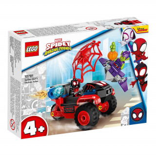 LEGO Miles Morales: Pókember Techno Trike háromkerekűje (10781) Játék