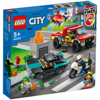 LEGO® City - Tűzoltás és rendőrségi hajsza (60319) Játék