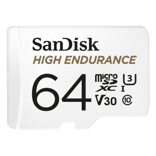 Sandisk 64GB SD micro (SDXC Class 10 UHS-I U3) High Endurance memória kártya 