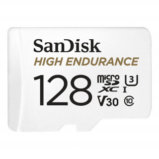 Sandisk 128GB SD micro (SDXC Class 10 UHS-I U3) High Endurance memória kártya PC