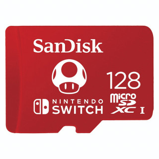 Sandisk microSDXC Kártya Nintendo Switch 128GB, 100MB/s, U3, C10, A1, UHS-1 PC