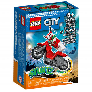 LEGO City Reckless Scorpion Stunt Bike (60332) Játék