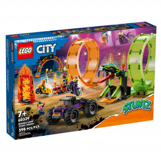 LEGO City Double Loop Stunt Arena (60339) Játék