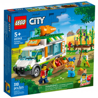 LEGO City Farmers Market Van (60345) Játék