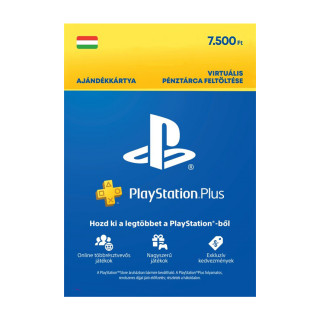 PlayStation Store Ajándékkártya 7500 Ft (DIGITÁLIS) PS4