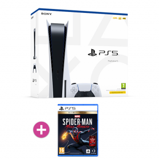 PlayStation 5 825GB Bundle + Marvel's Spider-Man Miles Morales Ultimate Edition 