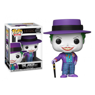 Funko Pop! Dc Heroes: Batman 1989 - The Joker With Hat #337 Vinyl Figura Ajándéktárgyak