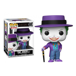 Funko Pop! Dc Heroes: Batman 1989 - The Joker With Hat #337 Vinyl Figura AJÁNDÉKTÁRGY