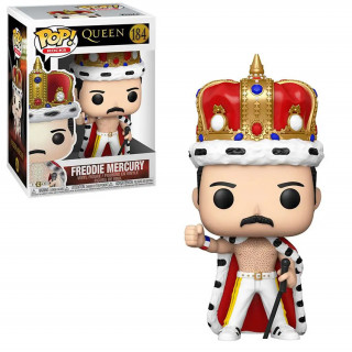 Funko Pop! Rocks: Queen - Freddie Mercury King #184 Vinyl Figura 