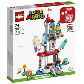 LEGO Super Mario Cat Peach Suit and Frozen Tower Expansion Set (71407) Játék