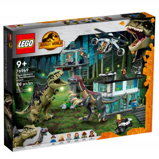 LEGO Jurassic World Giganotosaurus & Therizinosaurus Attack (76949) Játék