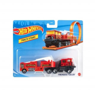 Hot Wheels - Száguldó kamionok - Firehouse Fueler (HFC96) Játék