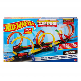 Mattel Hot Wheels: Action - Multi-Loop Raceoff Track Set (HDR83) Játék