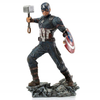 Iron Studios - Statue Captain America Ultimate - The Infinity Saga - Art Scale 1/10 Szobor 