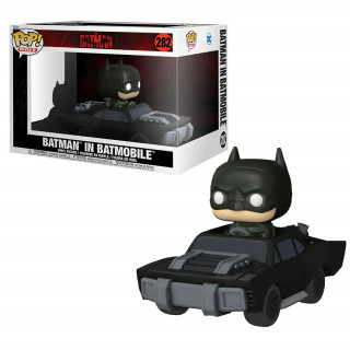 Funko Pop! Rides: Batman - Batman in Batmobile Super #282 Deluxe Vinyl Figura 