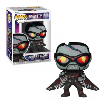 Funko Pop! Marvel: Marvel What If...? - Zombie Falcon #942 Vinyl Figura Ajándéktárgyak