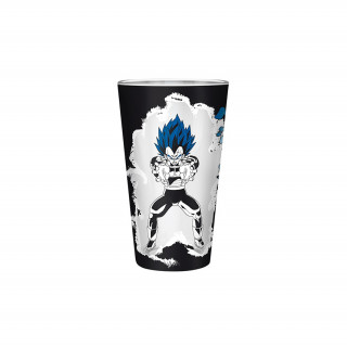 DRAGON BALL SUPER - Nagy Üvegpohár - 400ml - Goku/Vegeta - Abystyle Ajándéktárgyak