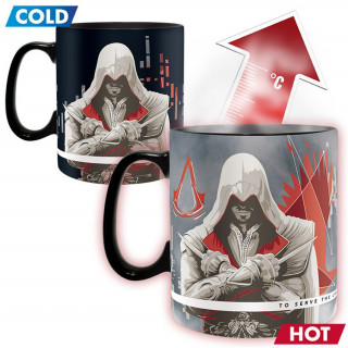 Assassins Creed - Hőre változó bögre - 460 ml - The Assassins - Abystyle AJÁNDÉKTÁRGY