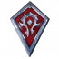 WORLD OF WARCRAFT - metal plaque "Horde Shield" - Abystyle thumbnail