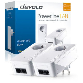 NET-PWLINE Devolo D 9303 dLAN 550 duo+ powerline starter kit 