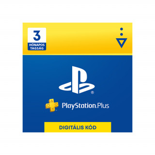 PlayStation Plus kártya 3 hónapos (PS Plus) (DIGITÁLIS) 